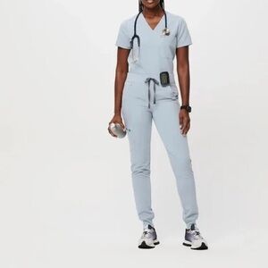 Figs Light Blue Jogger set